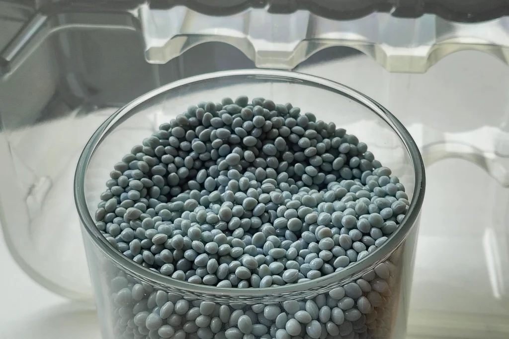 Granza rPET envases